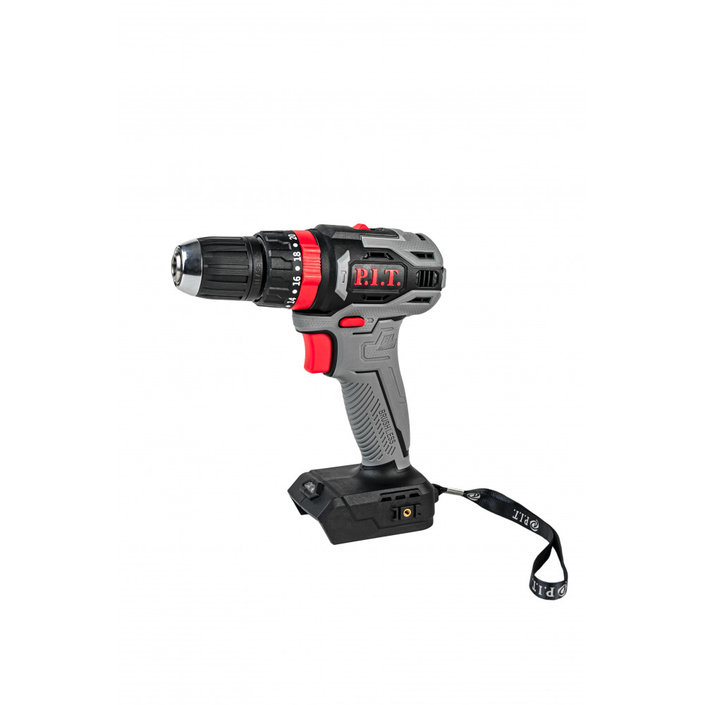 Дрель-шуруповерт ударная бесщеточная аккумуляторная P.I.T. PSB20H-10B SOLO