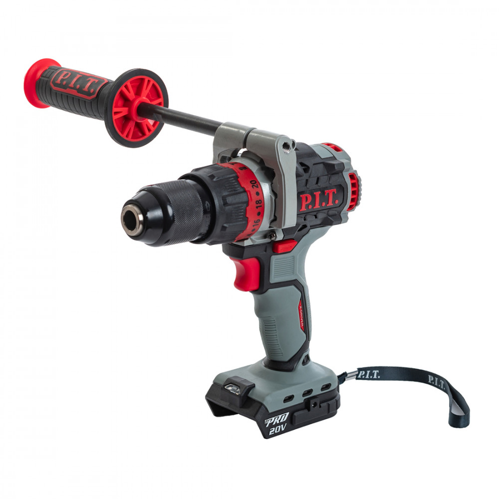 Дрель-шуруповерт ударная аккумуляторная бесщёточная P.I.T. PSB20H-13C X-DRIVER SOLO Дрель-шуруповерт ударная аккумуляторная бесщёточная P.I.T. PSB20H-13C X-DRIVER SOLO