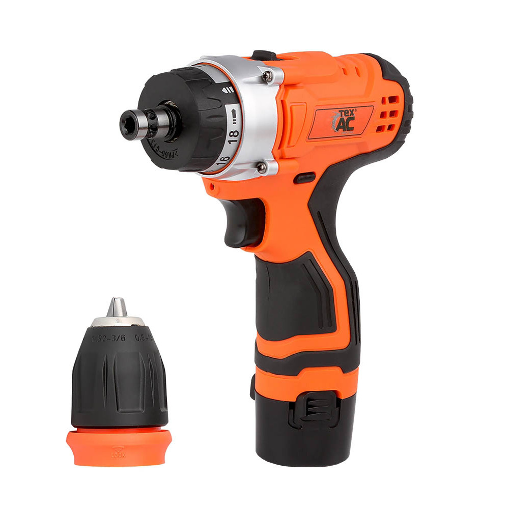 Шуруповерт Tex.AC ТА-01-160 DFR (съемный патрон)