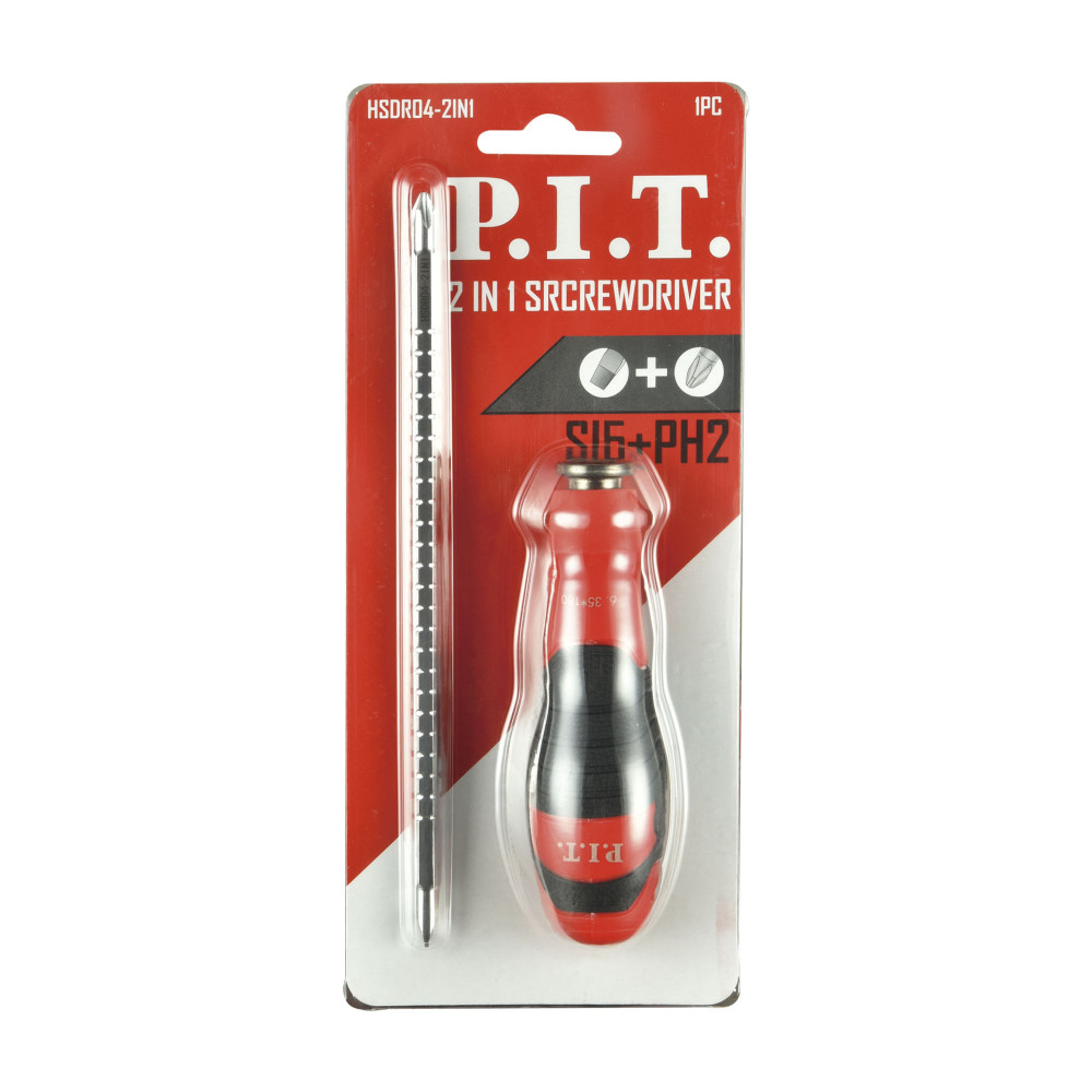 Отвертка комбинированная P.I.T. HSDR04-2IN1