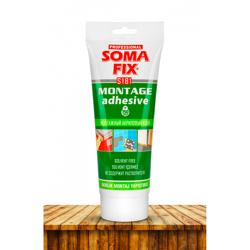 Жидкие гвозди SOMA FIX, 250 мл, белые S181
